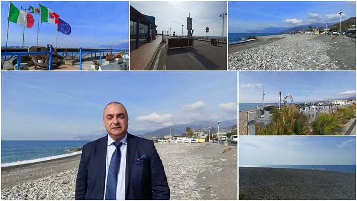 Fabio Perri: &quot;Investimenti e interventi per le spiagge. Basta abbandoni, Vallecrosia merita un litorale curato&quot; (Foto e video)