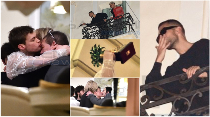 La grande festa dopo la vittoria al Festival di Sanremo: Blanco abbraccia i genitori Mahmood si affaccia dal balcone, intorno a loro la folla di fan La grande festa dopo la vittoria al Festival di Sanremo: Blanco abbraccia i genitori Mahmood si affaccia dal balcone, intorno a loro la folla di fan