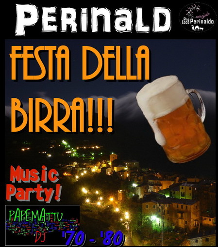 Perinaldo: venerdì prossimo dalle 20 appuntamento con la 'Festa dellaBirra'