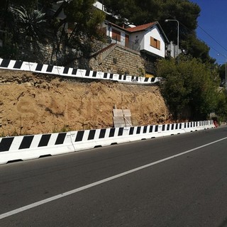 La frana di strada Caponero La frana di strada Caponero