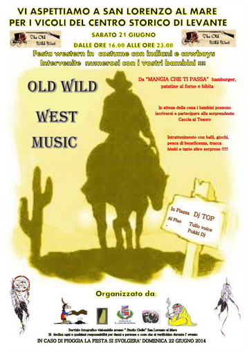 San Lorenzo al Mare: sabato prossimo festa western organizzata dall'associazione 'Fluo'