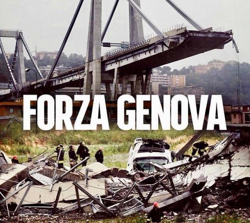 La tragedia di Genova: anche il Taggia Calcio vicino alle famiglie delle vittime