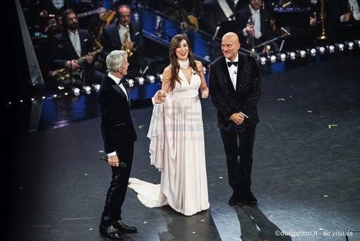 Le immagini dal Teatro Ariston (Foto Duilio Rizzo) Le immagini dal Teatro Ariston (Foto Duilio Rizzo)