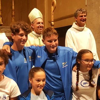 Sanremo: grande partecipazione per la Santa Messa degli sportivi celebrata dal Vescovo Suetta (Foto e video)