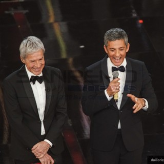 Fiorello con Claudio Baglioni al Festival 2018