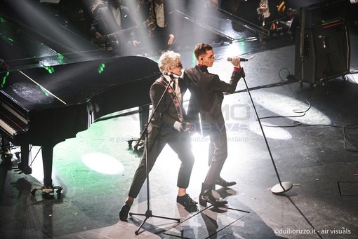 Achille Lauro con Morgan