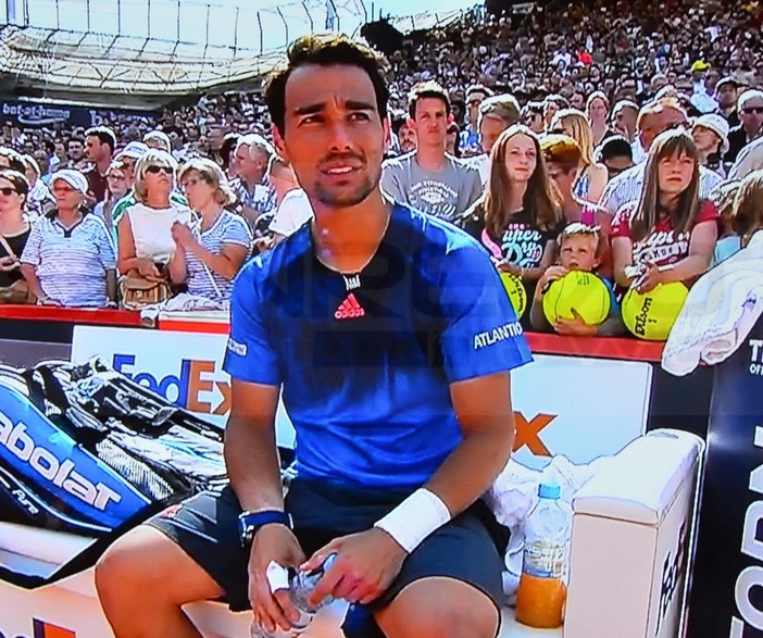Tennis: il miglior Fognini di sempre 'sbatte' contro il muro di Nadal e perde la finale dell'Atp 500 di Amburgo