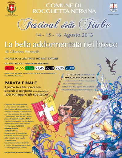 ‘La Bella addormentata nel bosco’, una magica fiaba a Rocchetta Nervina ‘La Bella addormentata nel bosco’, una magica fiaba a Rocchetta Nervina