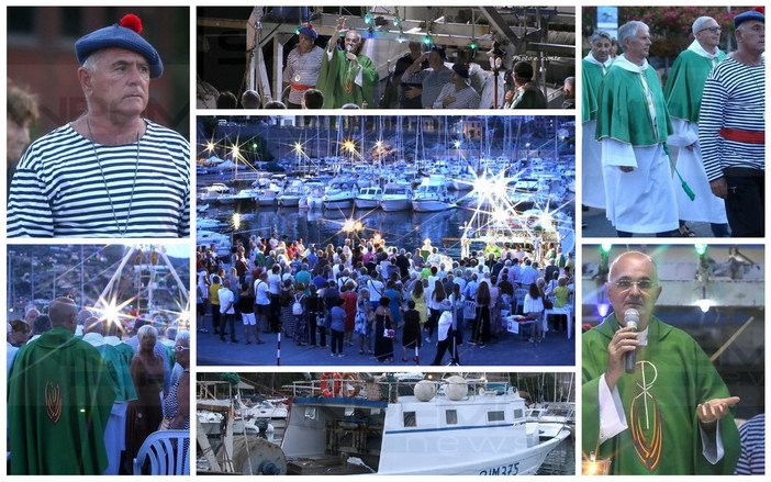 Bordighera: organizzata dalla parrocchia di Santa Maria Maddalena ieri sera la ‘Festa del mare’ al porticciolo (Foto)