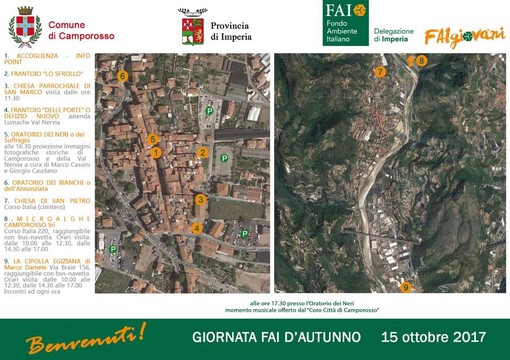 Camporosso: fino alle 18 residenti e turisti alla scoperta della cittadina per la giornata 'Fai d'Autunno' (Video)