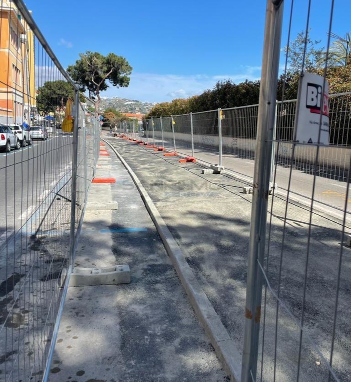 L'atto finale del cantiere di via Nino Bixio L'atto finale del cantiere di via Nino Bixio