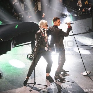 Achille Lauro con Morgan