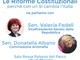 Bordighera: la Vicepresidente del Senato Valeria Fedeli insieme alla Senatrice Donatella Albano per un incontro pubblico dedicato alle riforme costituzionali