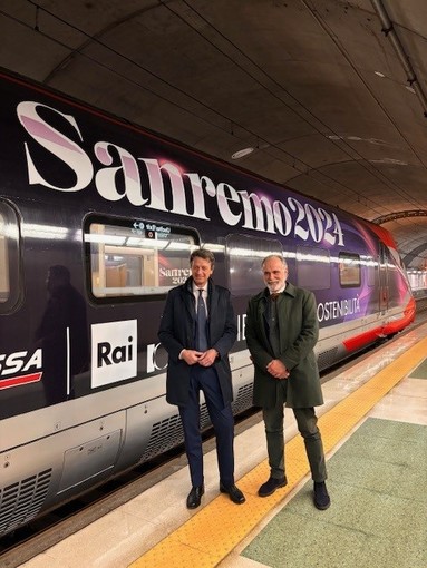 Sanremo 2024, Frecciarossa e RAI insieme per la sostenibilità (foto & video) Sanremo 2024, Frecciarossa e RAI insieme per la sostenibilità (foto & video)