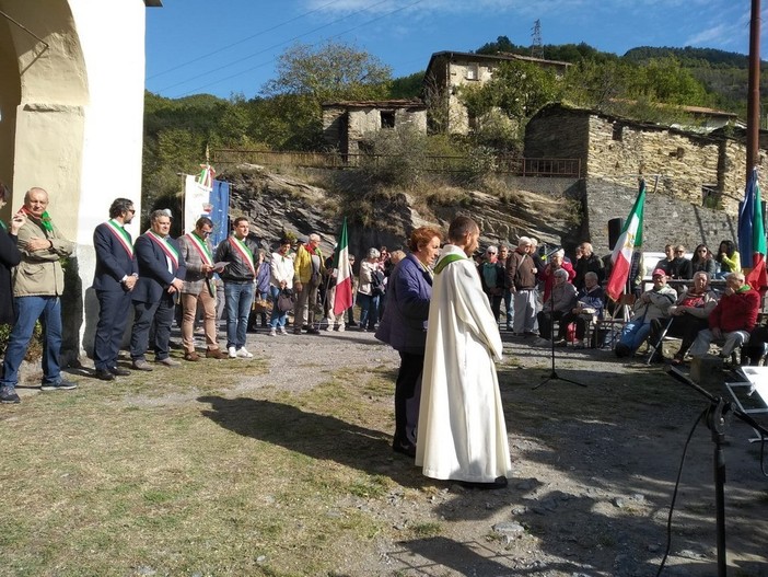 Triora: ieri nella frazione di Loreto la Commemorazione dedicata ai caduti Partigiani e civili della Valle Argentina