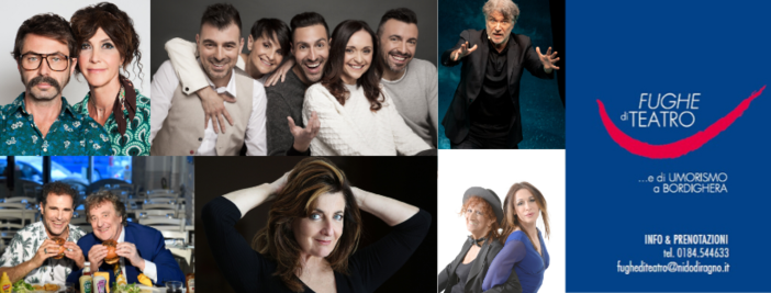 Prosegue la rassegna ‘Fughe di teatro...e di Umorismo a Bordighera’: abbonamenti disponibili con uno spettacolo in omaggio