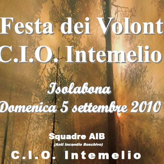 Isolabona: domenica prossima la 2a edizione della 'Festa dei Volontari CIO'