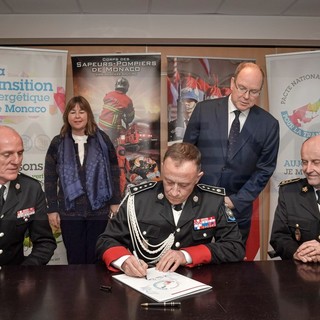 Principato di Monaco: Carabinieri del Principe e Pompieri firmano il patto nazionale per la transizione energetica