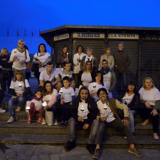 Sanremo: una cinquantina di persone ieri sera alla fiaccolata per Marco Vannini (Foto)
