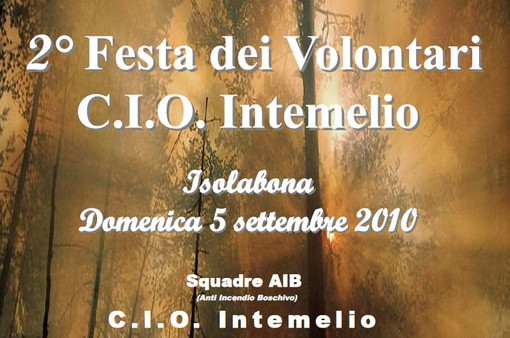 Isolabona: domenica prossima la 2a edizione della 'Festa dei Volontari CIO'