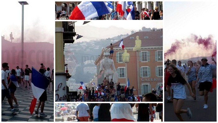 La Francia è Campione del Mondo: saltano i freni inibitori ed a Nizza esplode la festa (Foto)