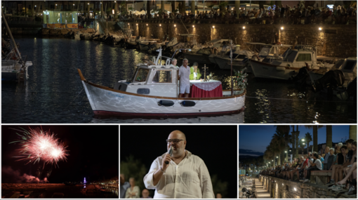 Tradizione, fuochi d'artificio e voglia di normalità nella ritrovata Festa del Mare di Riva Ligure, Giuffra "Viatico per il clou degli eventi fino al Villaregia Air Show" (Foto e video) Tradizione, fuochi d'artificio e voglia di normalità nella ritrovata Festa del Mare di Riva Ligure, Giuffra "Viatico per il clou degli eventi fino al Villaregia Air Show" (Foto e video)