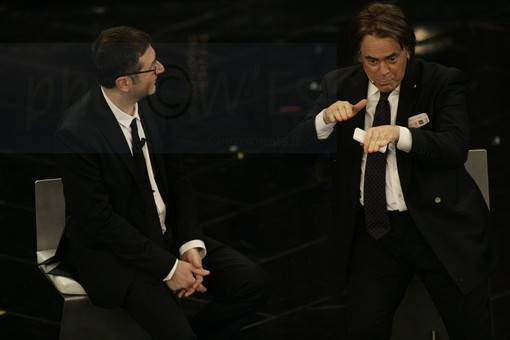 Fabio Fazio e Maurizio Crozza Fabio Fazio e Maurizio Crozza