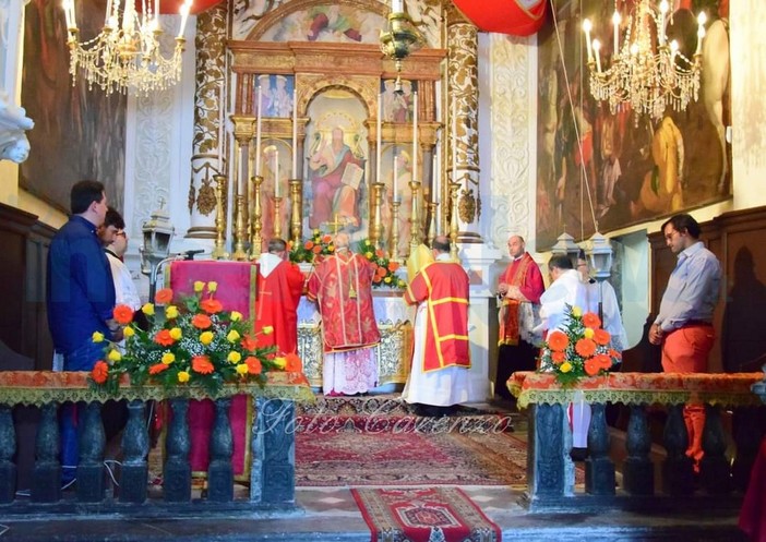 Aurigo: grande festa ieri per il Santo patrono con la Messa celebrata dal Vescovo Olivieri (Foto) Aurigo: grande festa ieri per il Santo patrono con la Messa celebrata dal Vescovo Olivieri (Foto)