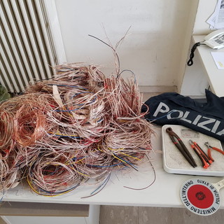 Imperia: furto di rame all’ex stazione del capoluogo, due persone denunciate dalla Polizia