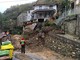 La frana in frazione Calderara a Pieve di Teco La frana in frazione Calderara a Pieve di Teco