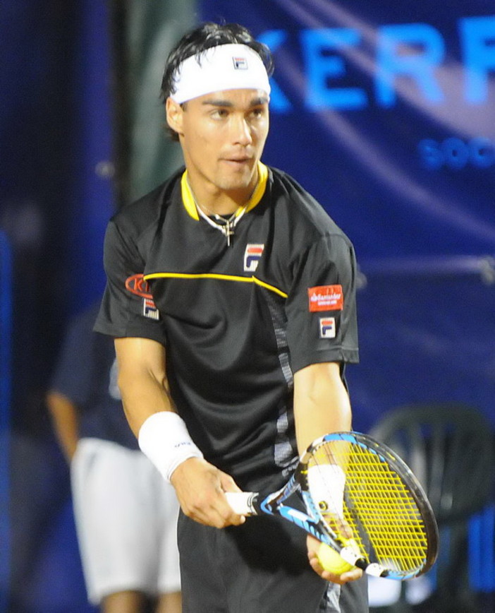 Tennis: a Parigi Fabio Fognini battuto al tie-break dallo spagnolo David Ferrer