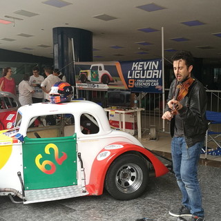 Sanremo: ieri al Palafiori la 'festa' per il pilota matuziano Kevin Liguori dopo il mondiale 'Legend Cars' (Video)