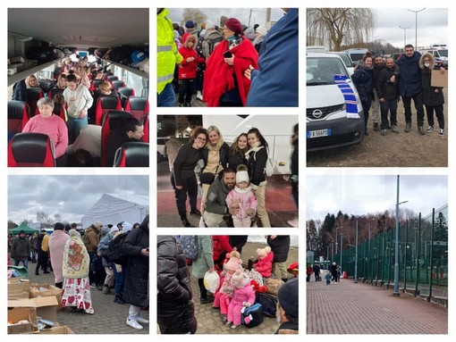 Fotografo genovese porta in Italia 40 ucraini anche grazie all'aiuto della imperiese Riviera Bus Fotografo genovese porta in Italia 40 ucraini anche grazie all'aiuto della imperiese Riviera Bus