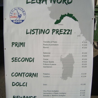 Diano Marina: in corso i preparativi per la festa provinciale della Lega Nord, ancora incerta la presenza di Umberto Bossi