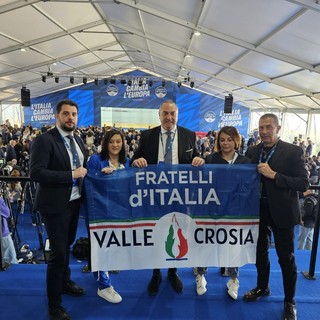 Conferenza programmatica di Fratelli d'Italia, una delegazione di Vallecrosia a Pescara