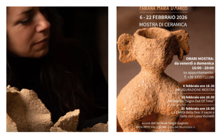 "Vasadea", mostra di ceramica di Fabiana Maria D’Amico a Vallebona (Foto)