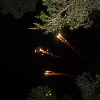 Bordighera: spettacolari fuochi d�artificio per il S.Ampelio
