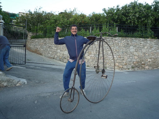 Bicicletta ottocentesca prestata dalla Famiglia Montessoro delle Ville