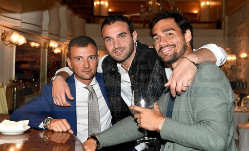 Sanremo: ieri sera al 'Gilda' festa per l'ingresso nella 'Top Ten' del ranking Atp per Fabio Fognini (Foto)