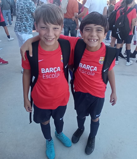 Federico (a destra) con il fratello Francesco Federico (a destra) con il fratello Francesco