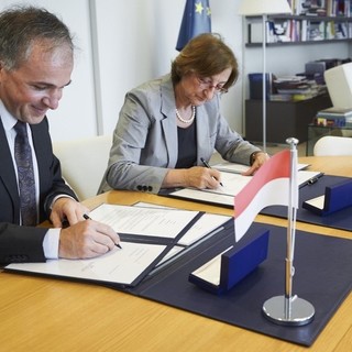 Firma di un accordo di cooperazione biennale tra Monaco e il Consiglio d'Europa
