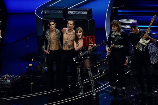 In foto i Måneskin, l’ultimo vero fenomeno globale capace di vincere il Festival e imporsi sulla scena internazionale