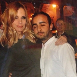 Filippa Lagerback con Raffaele del Da Nicò