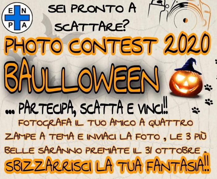 Sanremo: al via le iscrizioni per il contest fotografico 'Bauwloween' organizzato dall'Enpa