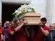 Sanremo: grande commozione ai funerali di Gabriele Sabattini, la bara portata a spalle dai Vigili del Fuoco