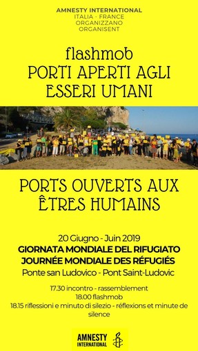 Ventimiglia: domani un flash mob per la giornata mondiale del rifugiato a ponte San Ludovico