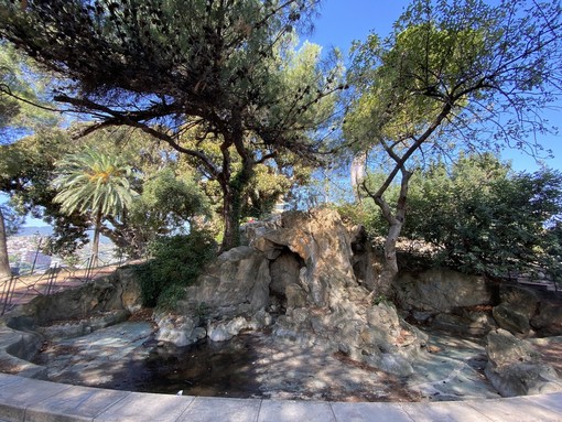 La fontana dei giardini Regina Elena