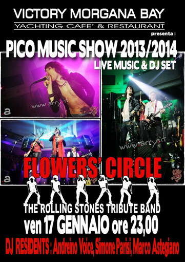 Sanremo: questa sera al Victory Morgana Bay il tributo ai rolling Stones con i Flowers' Circle