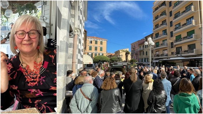 Ventimiglia, una folla dà l'ultimo saluto alla professoressa Rosalba Giunta in Lucisano (Foto)