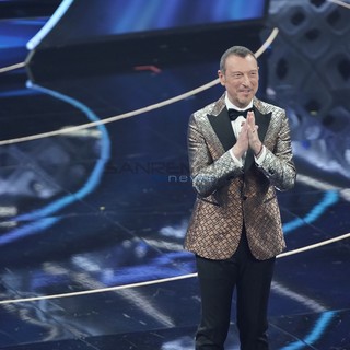 Amadeus sul palco del 72° Festival di Sanremo
